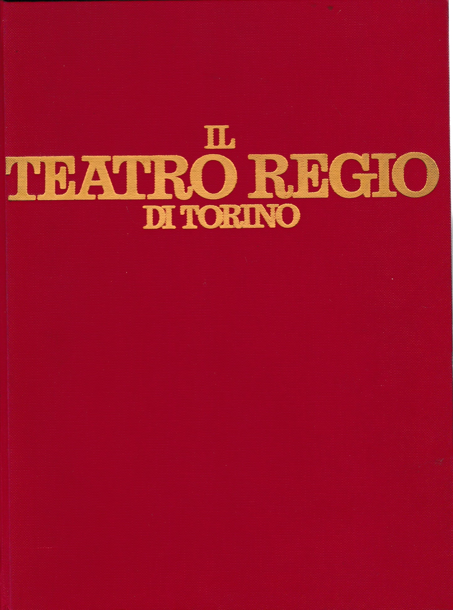 Il Teatro Regio di Torino - copertina