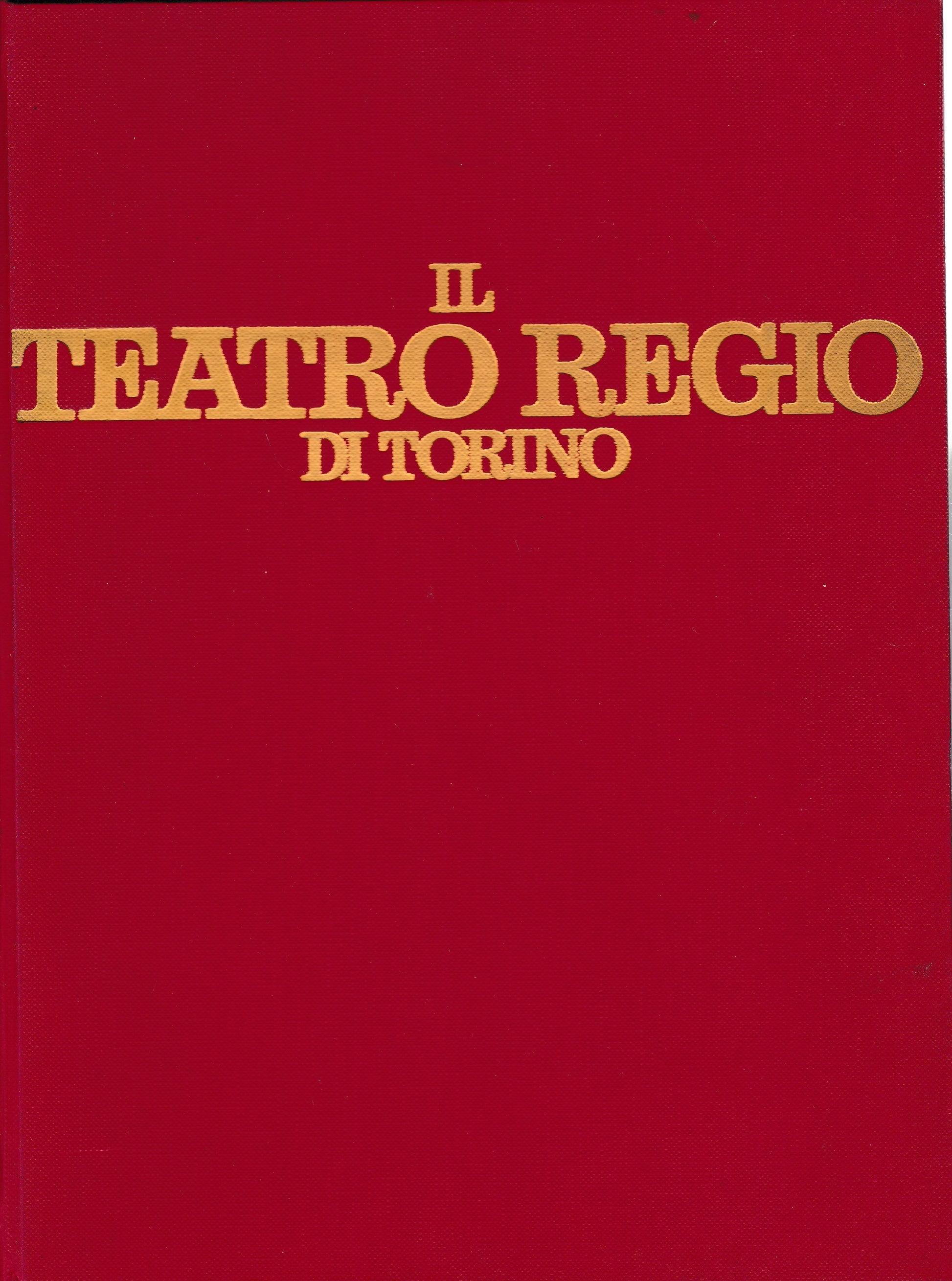 Il Teatro Regio di Torino - copertina