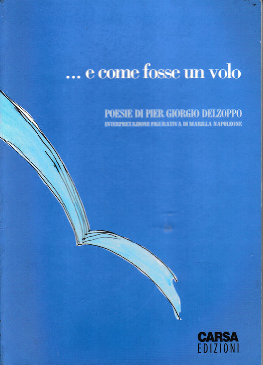 .. e come fosse un volo. Poesie di Giorgio Delzoppo interpretazione figurativa di Marilla Napoleone - copertina