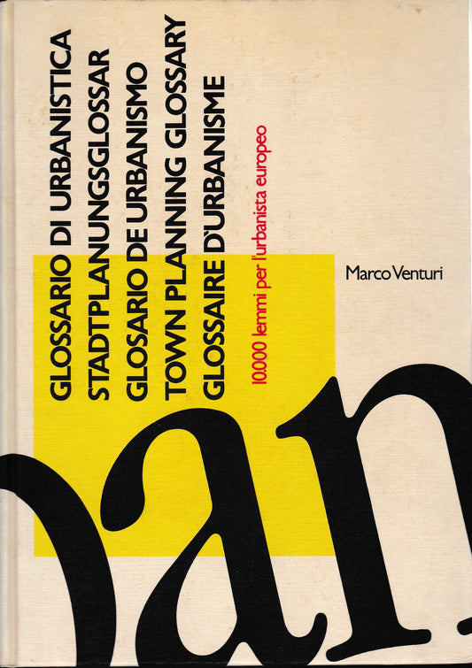 Glossario di urbanistica. 10000 lemmi per l'urbanista europeo. Ediz. illustrata - copertina