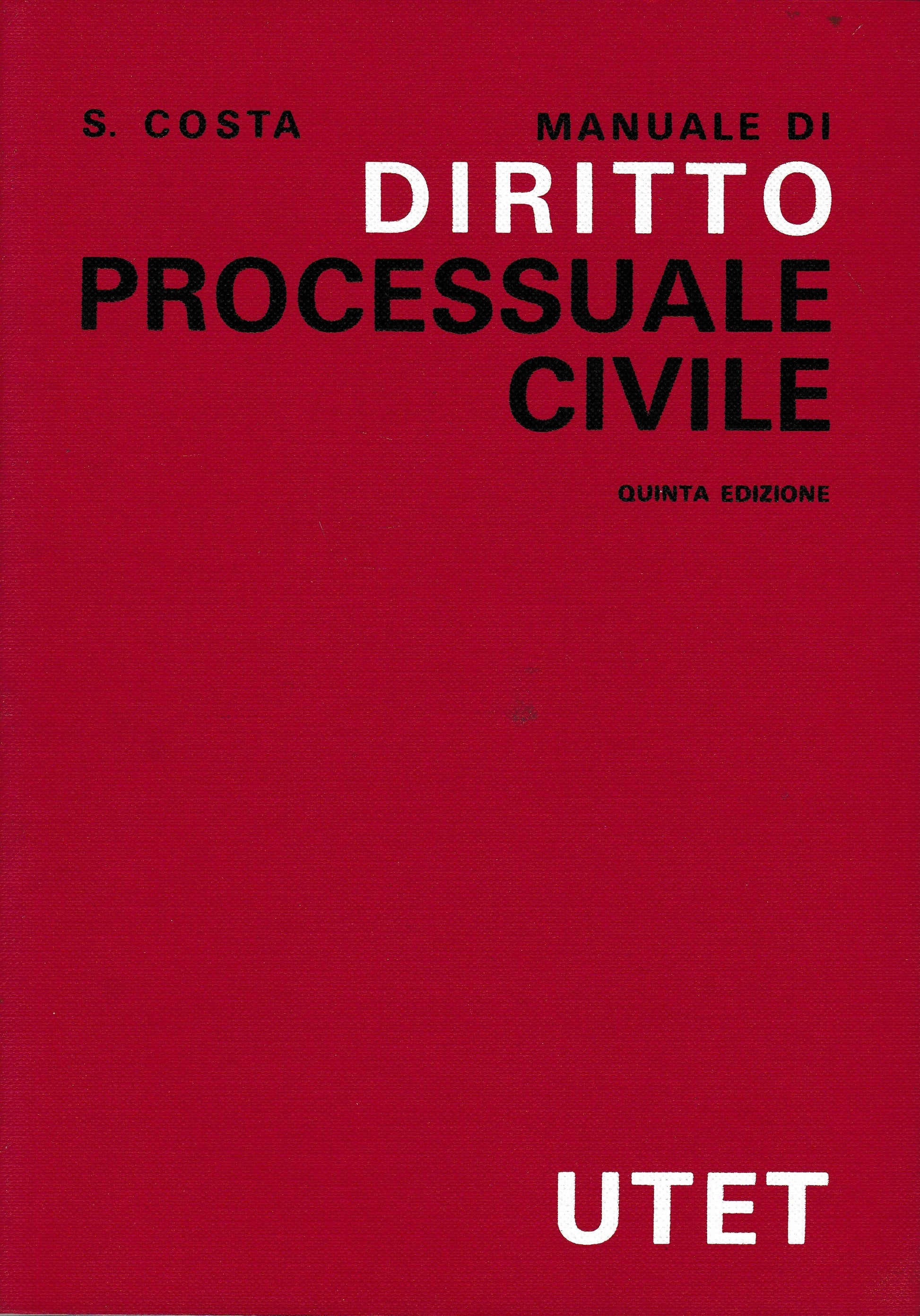 Manuale di Diritto Processuale Civile - copertina