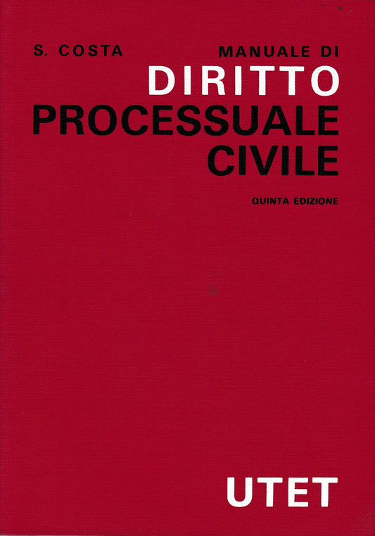 Manuale di Diritto Processuale Civile - copertina