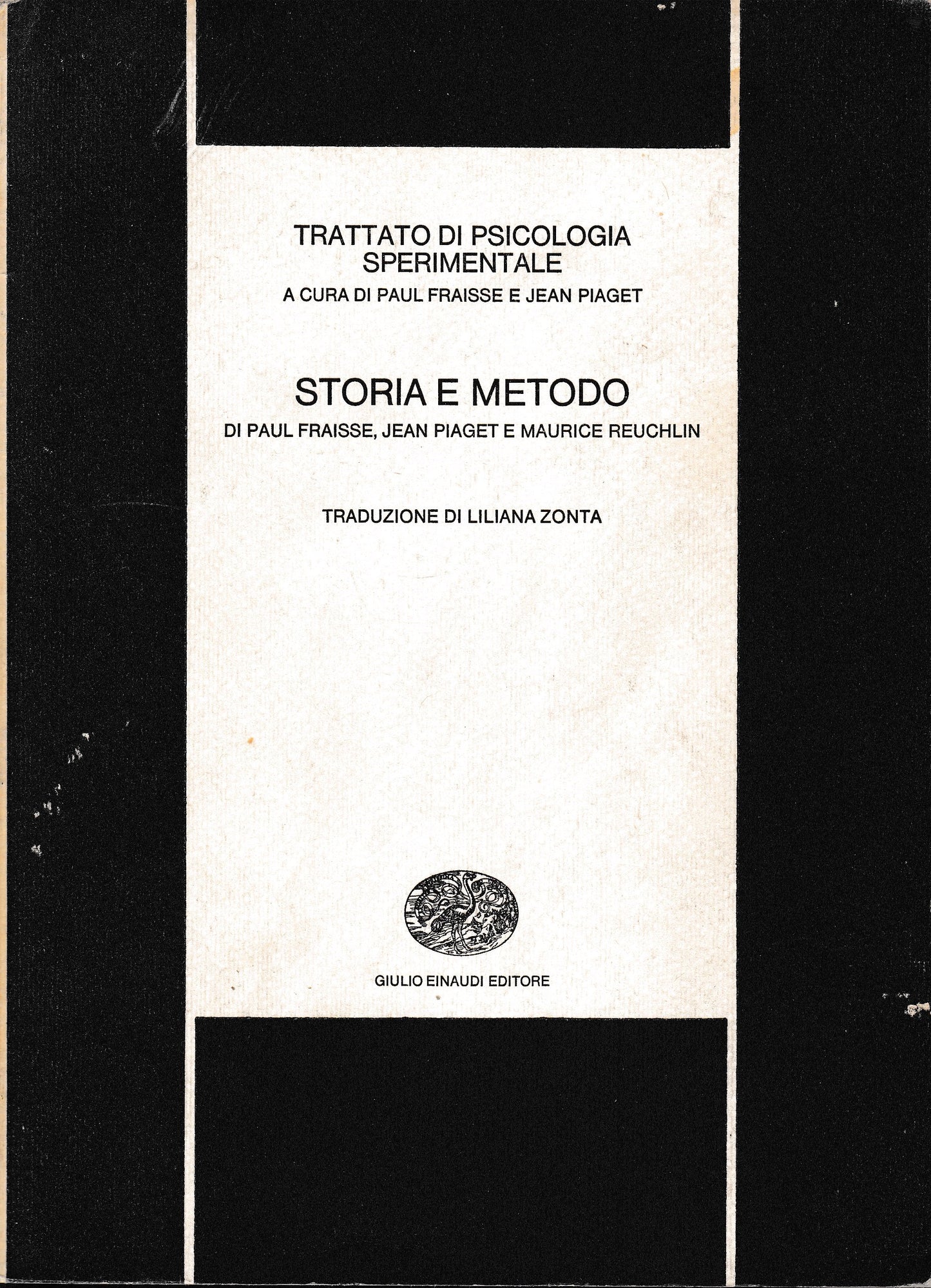 Trattato di psicologia sperimentale. Storia e metodo - copertina