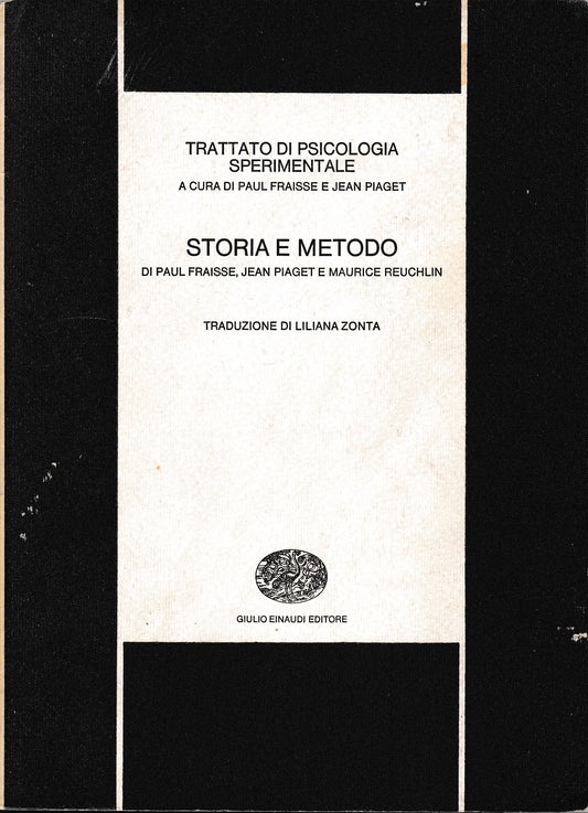 Trattato di psicologia sperimentale. Storia e metodo - copertina