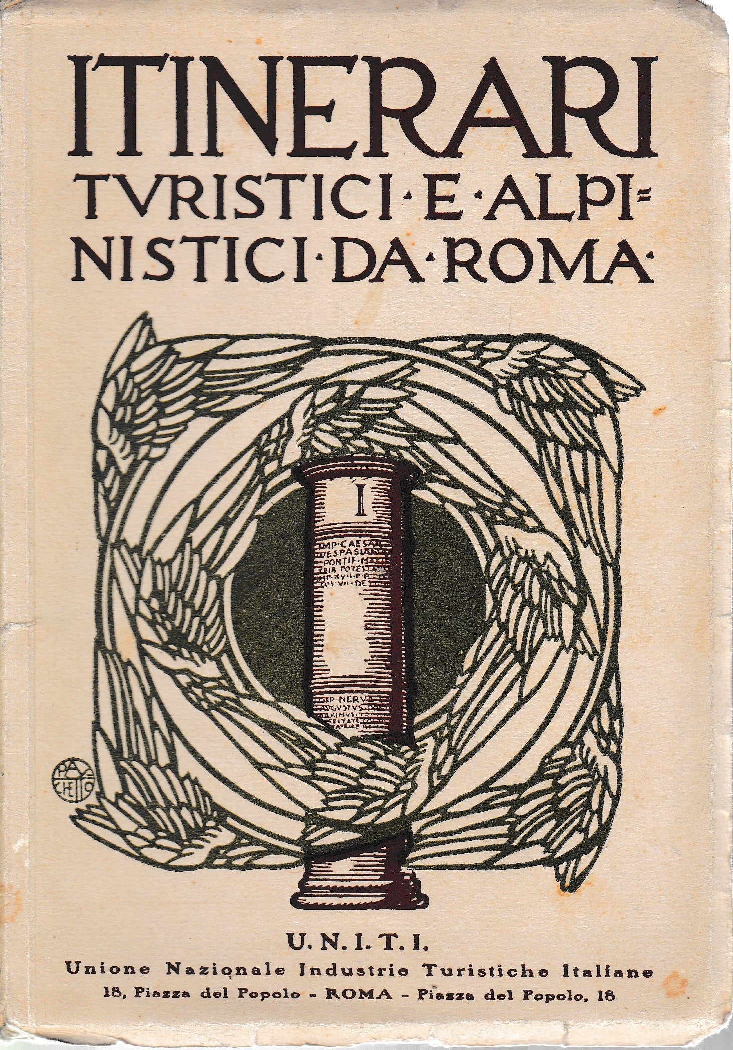 Itinerari turistici e Alpinistici da Roma - copertina