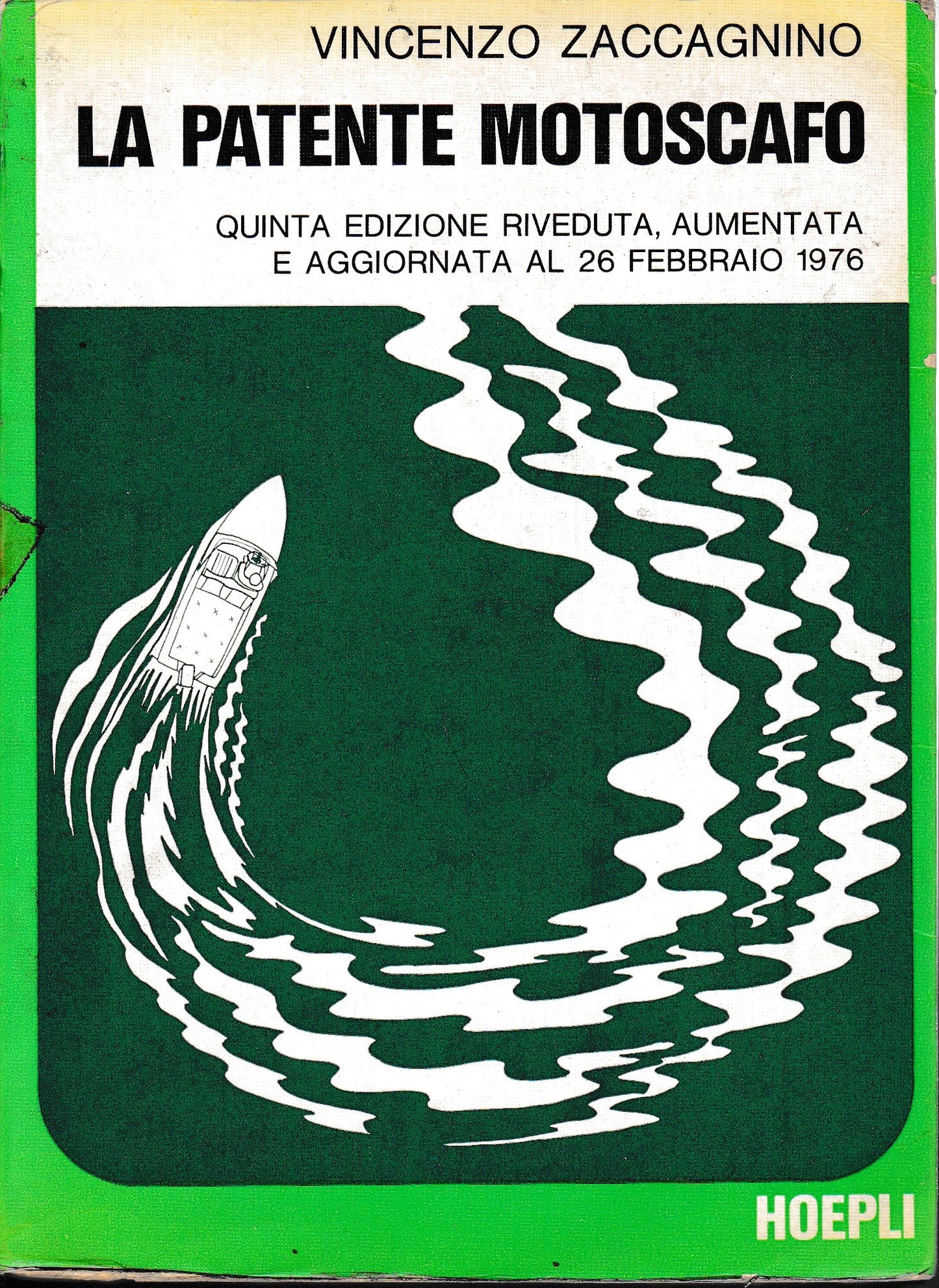La patente motoscafo - copertina