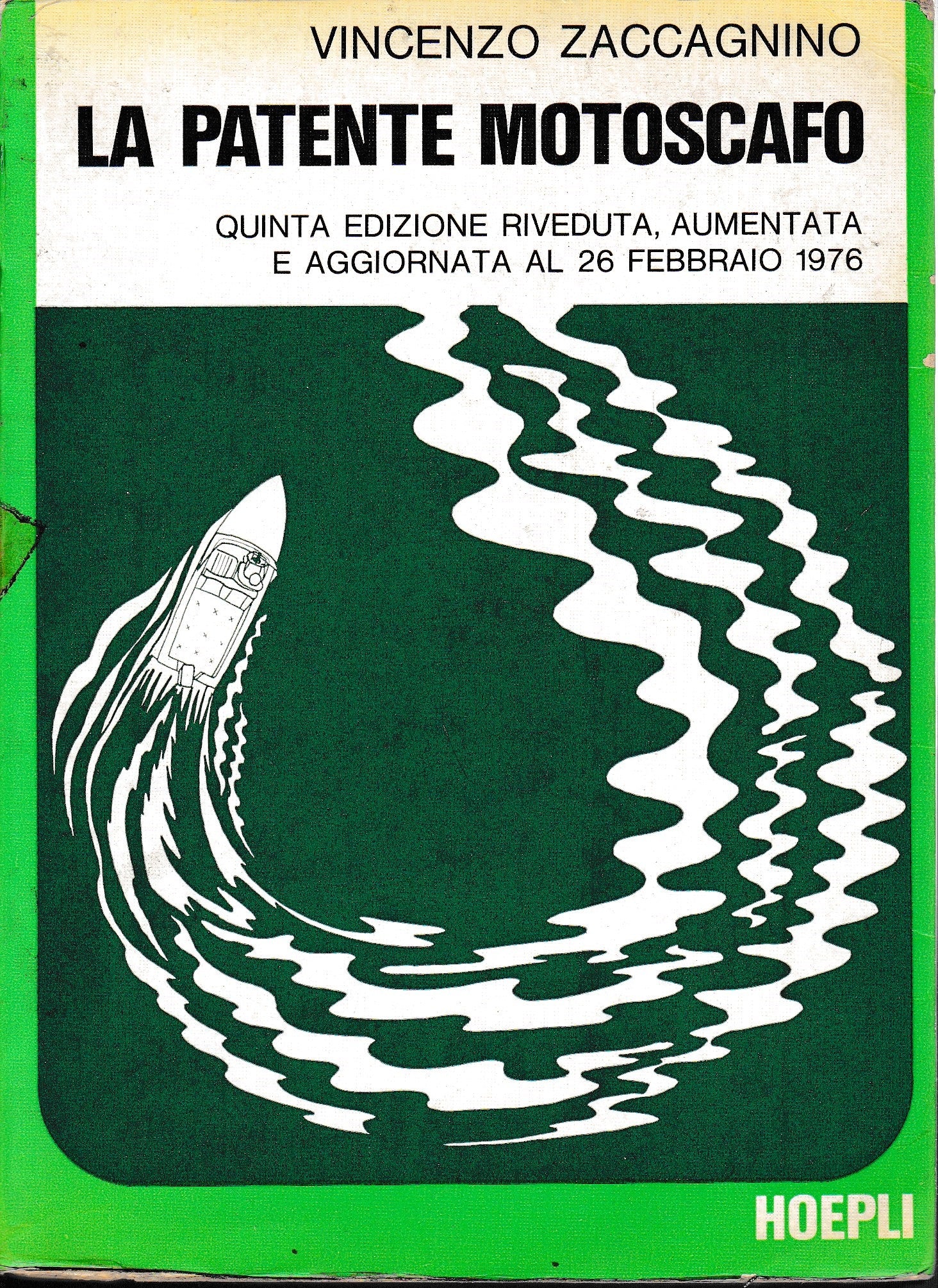 La patente motoscafo - copertina