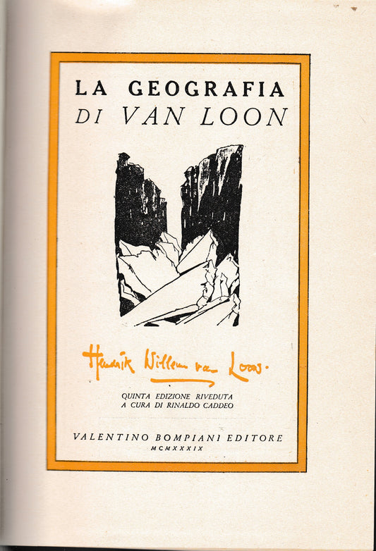 La Geografia di Van Loon - copertina