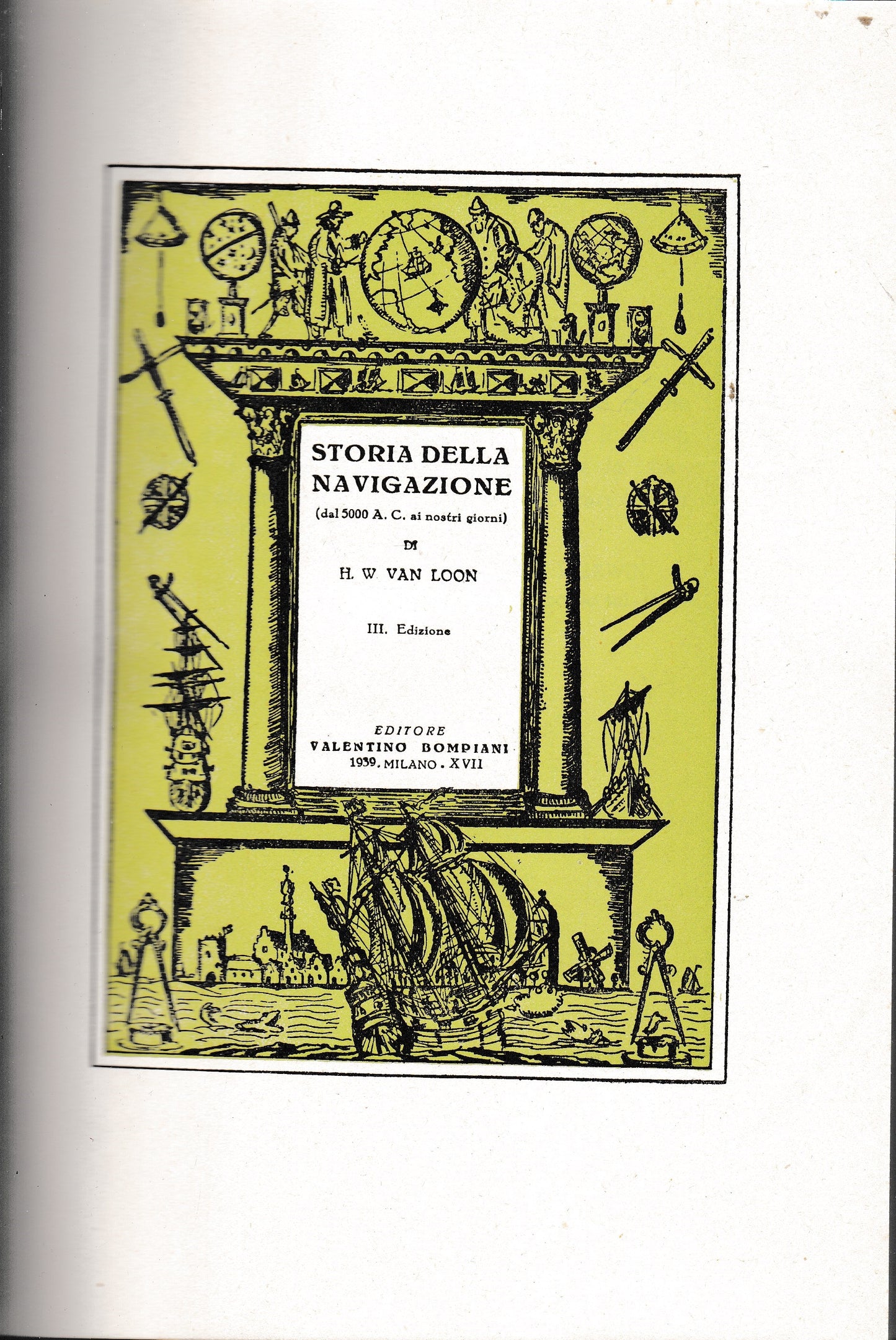 Storia della navigazione (dal 5000 a. C. ai giorni nostri) - copertina