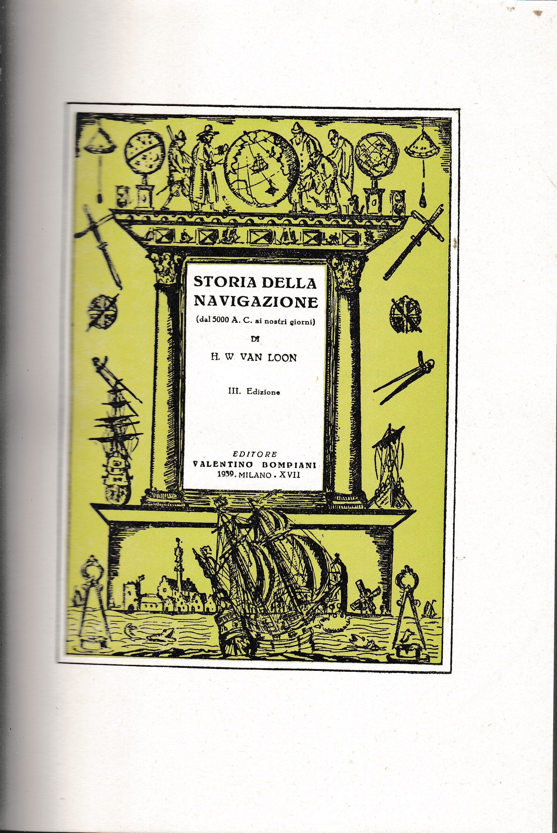 Storia della navigazione (dal 5000 a. C. ai giorni nostri) - copertina