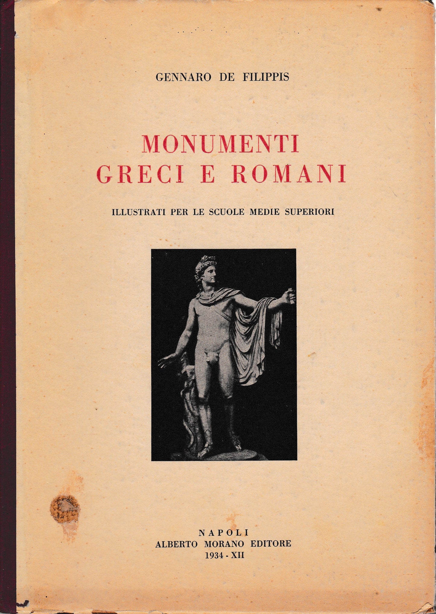 Monumenti Greci e Romani - copertina