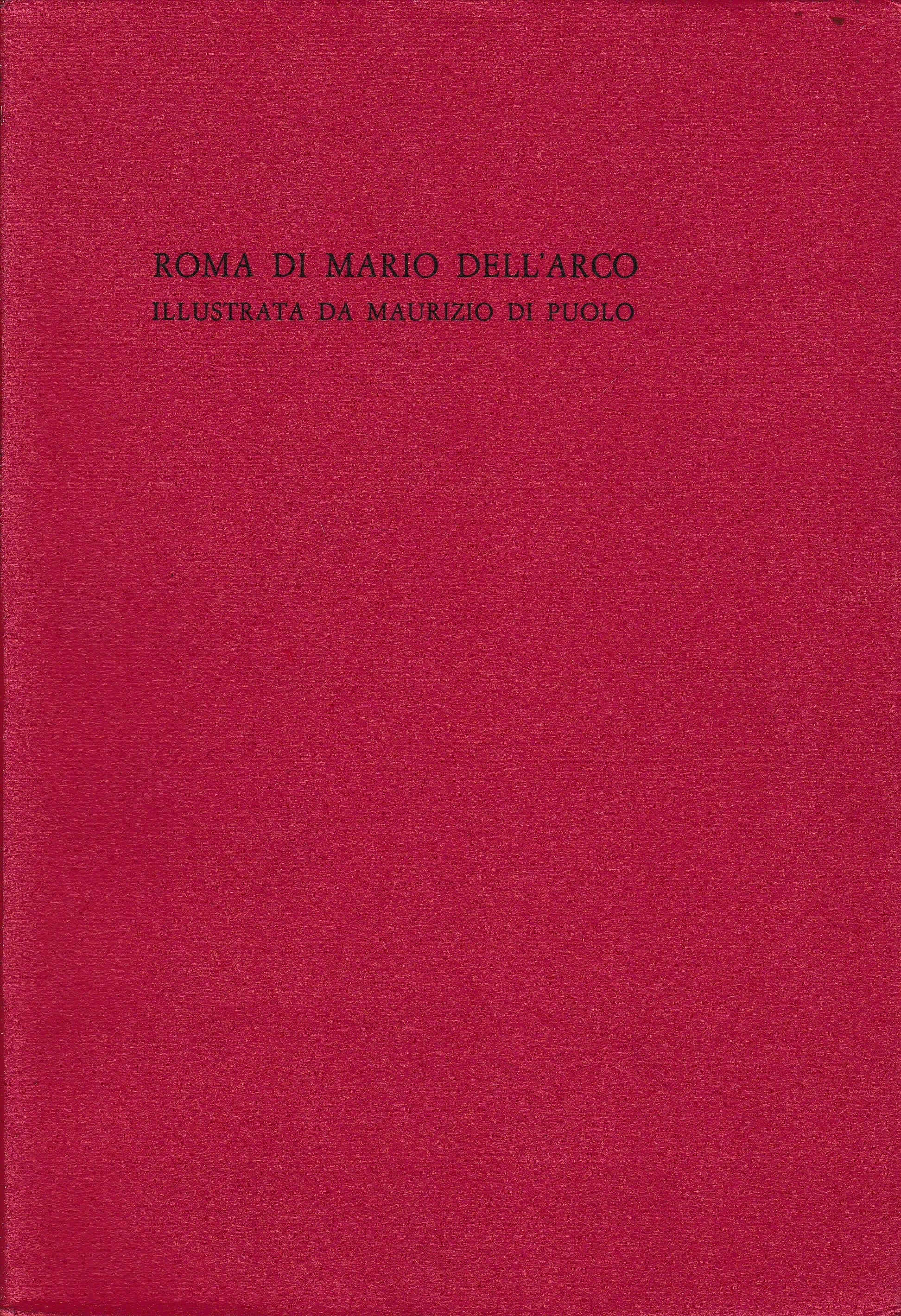 Roma di Mario Dell'Arco illustrata da Maurizio Di Puolo - copertina