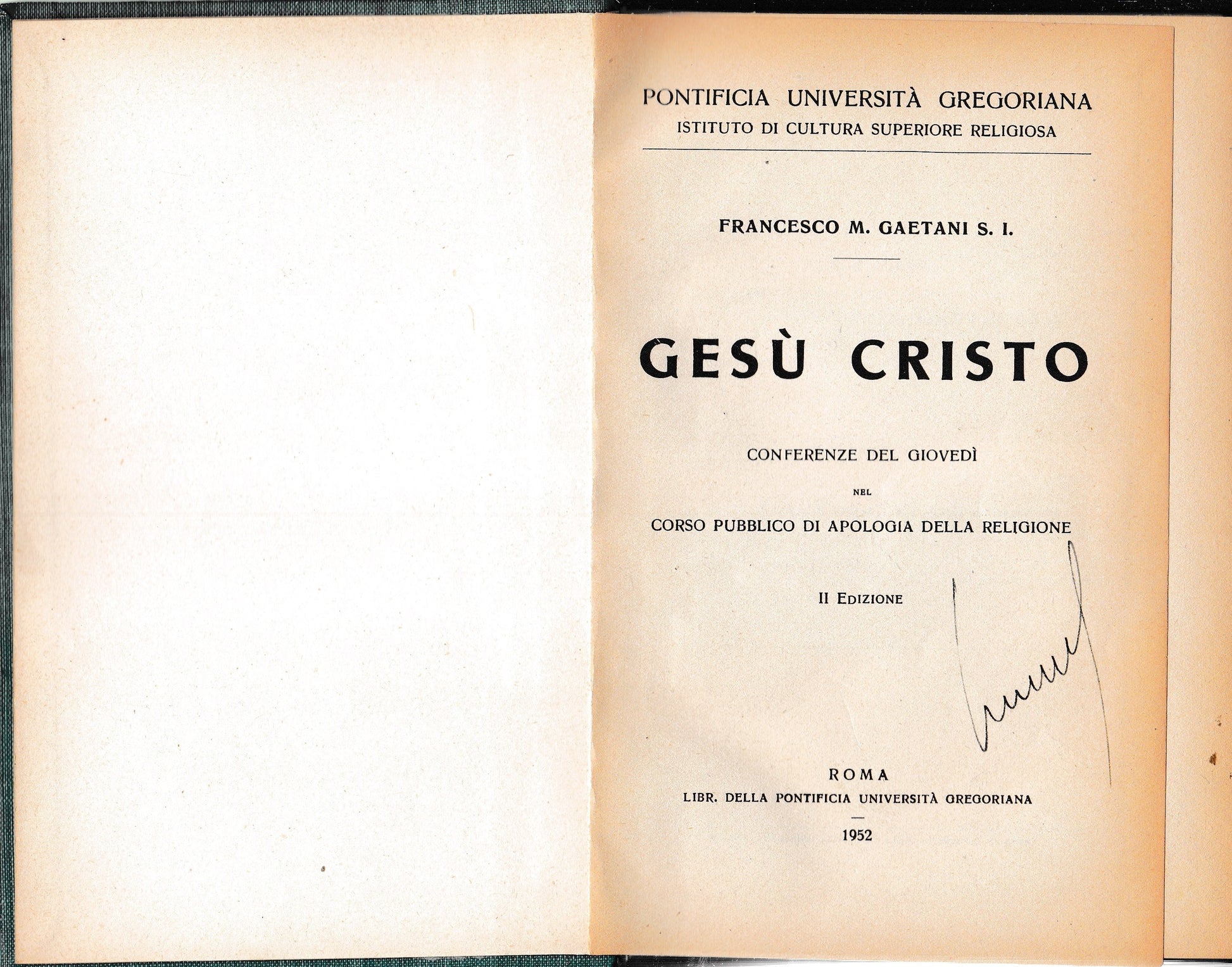 Gesù Cristo. Conferenze del giovedì nel corso pubblico di apologia della religione. - copertina