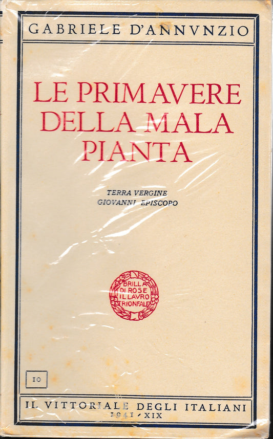 le primavere della mala pianta. Terra vergine Giovanni Episcopo - copertina