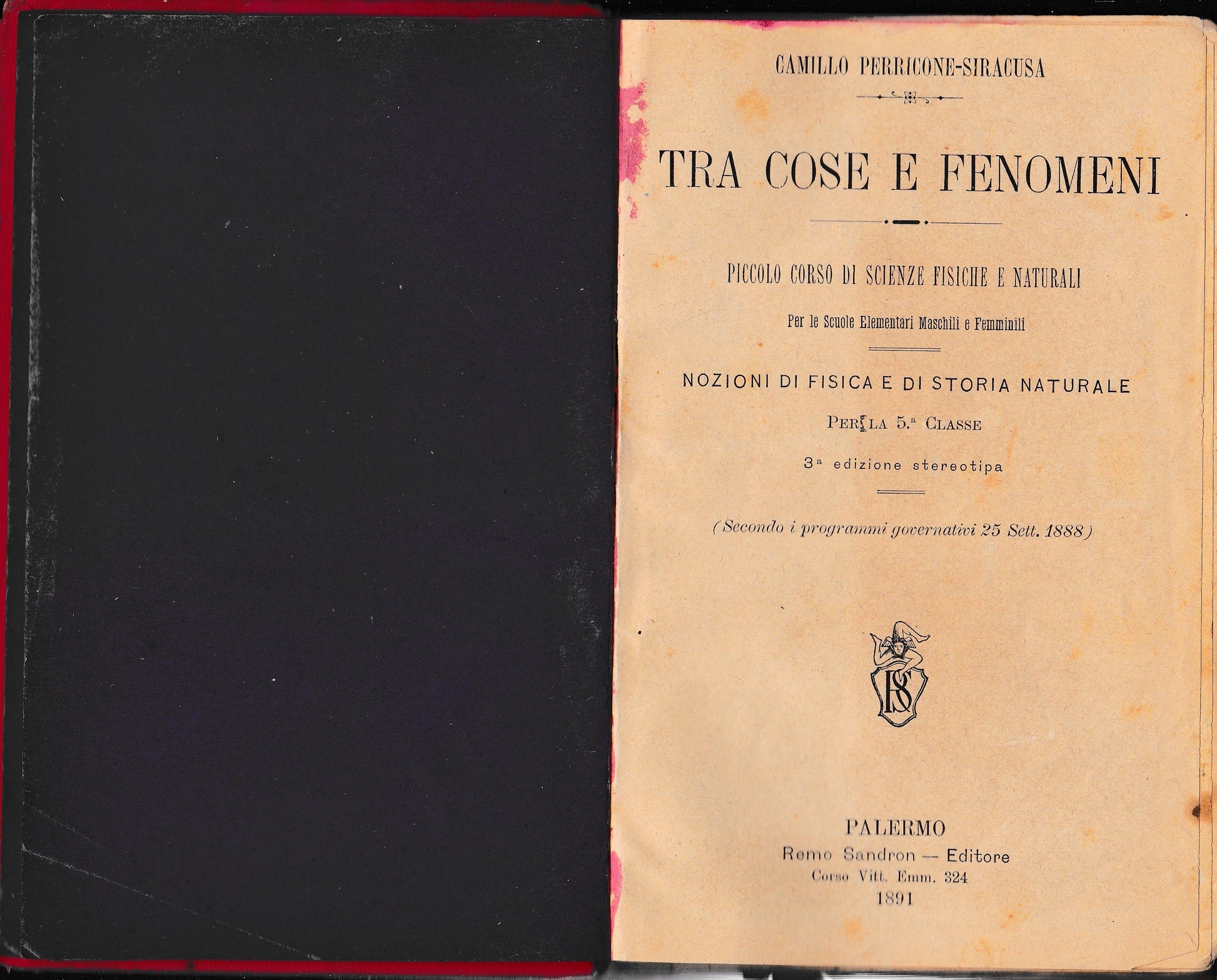 Tra cose e fenomeni. Piccolo corso di Scienze Fisiche e Naturali - copertina