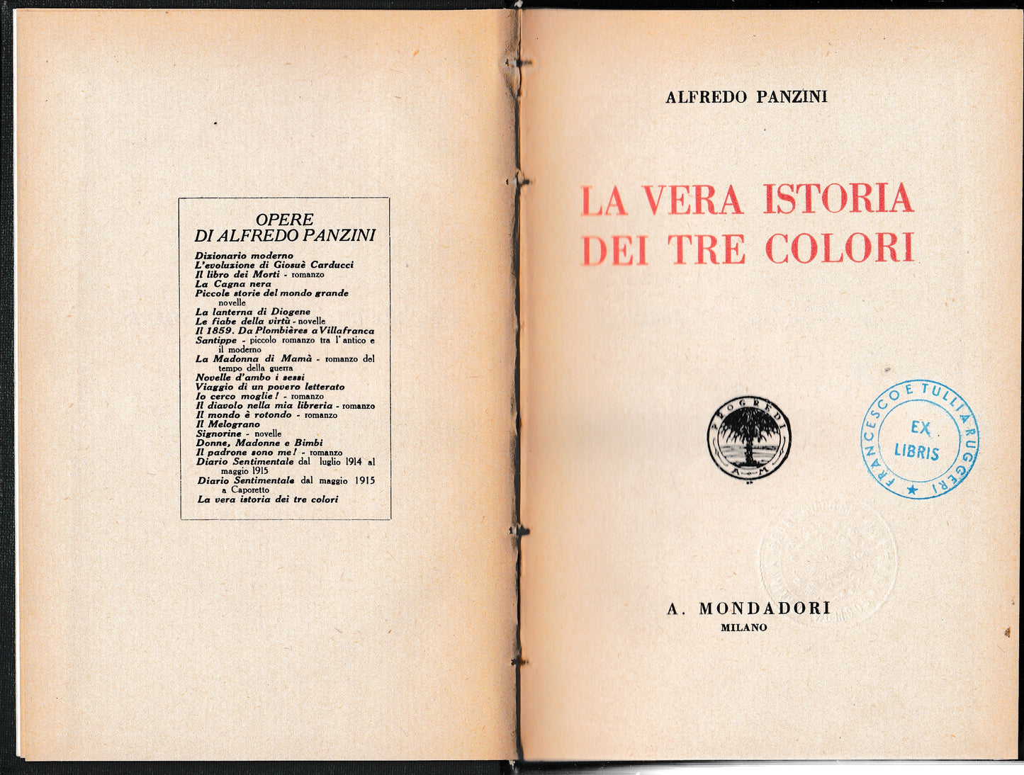 La vera istoria dei tre colori - copertina