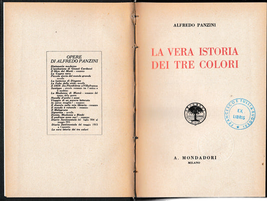 La vera istoria dei tre colori - copertina