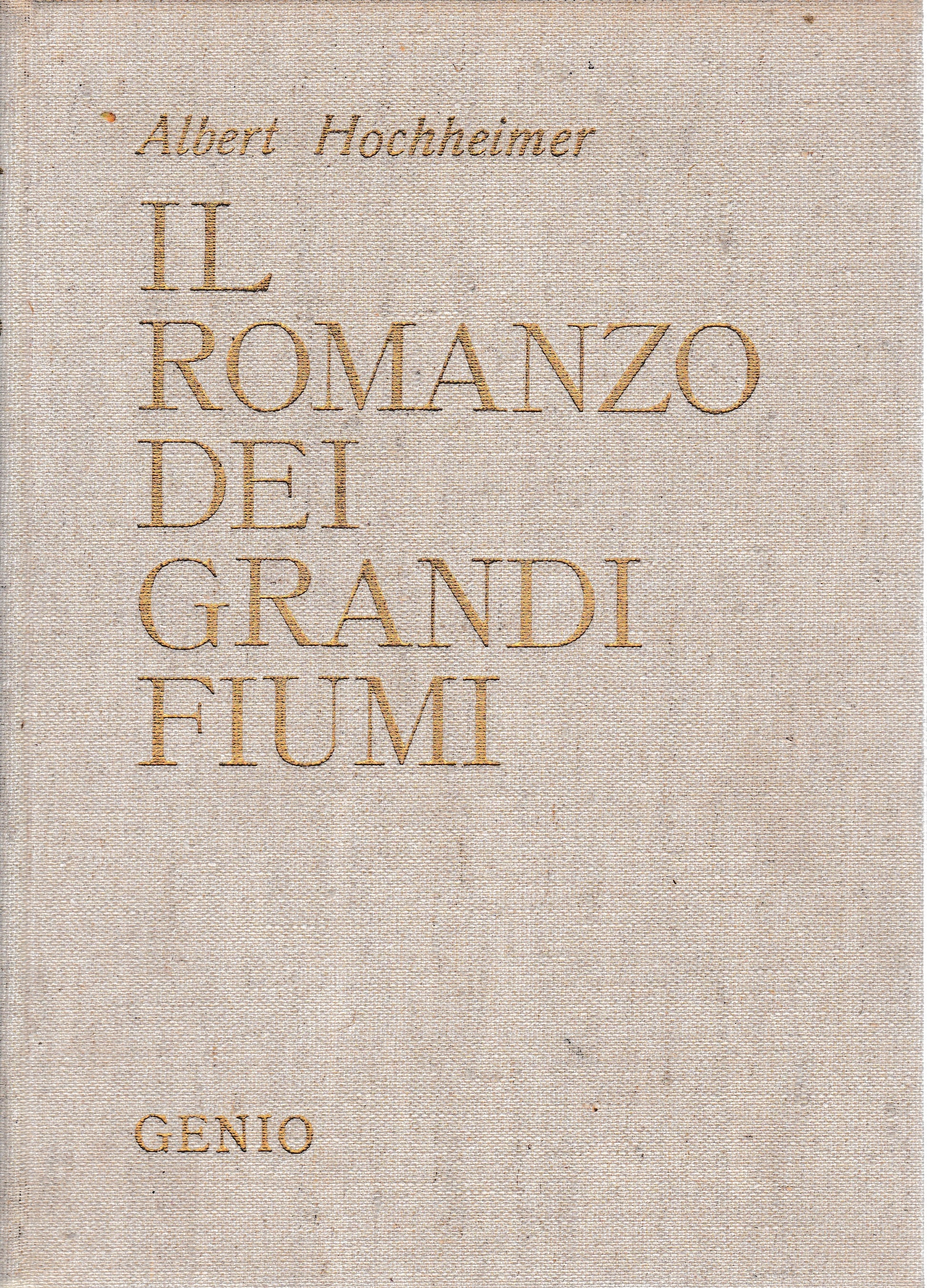 Il romanzo dei grandi fiumi - copertina
