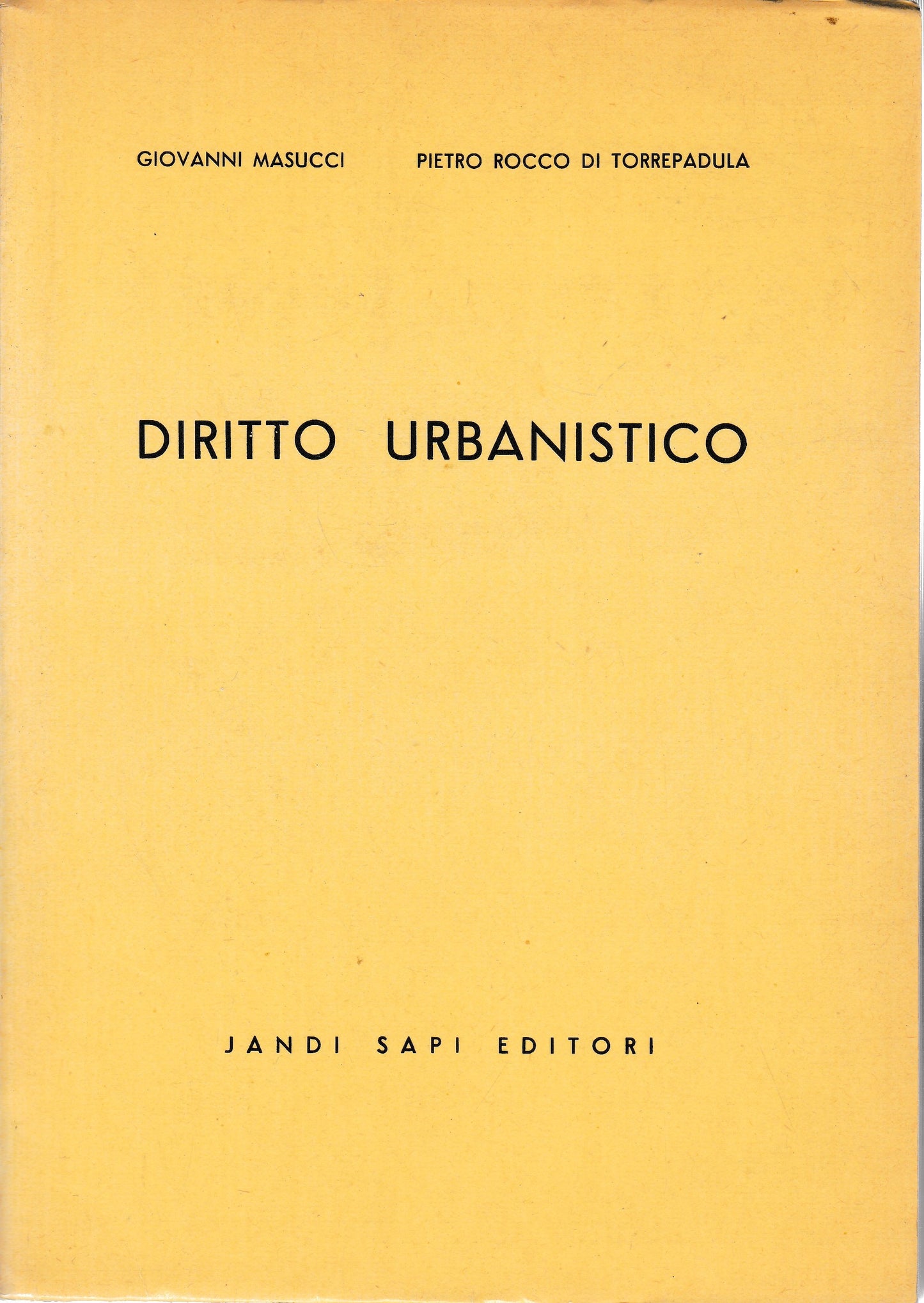Diritto urbanistico - copertina