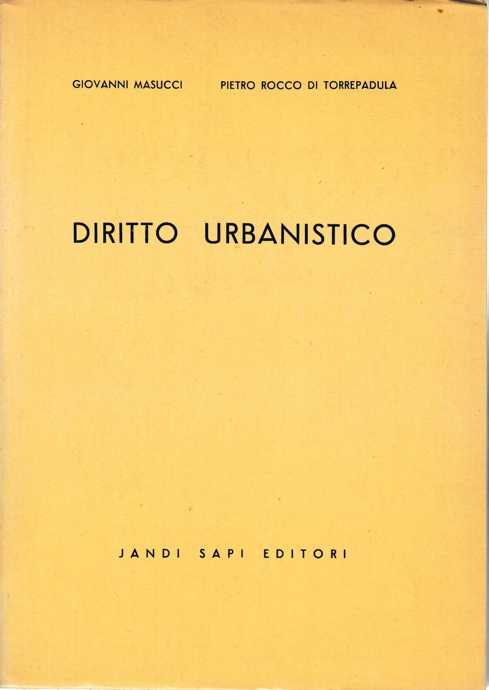 Diritto urbanistico - copertina