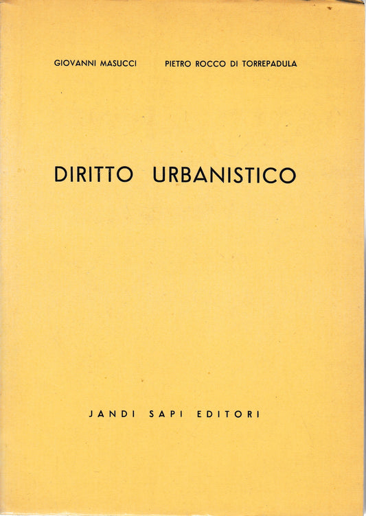 Diritto urbanistico - copertina