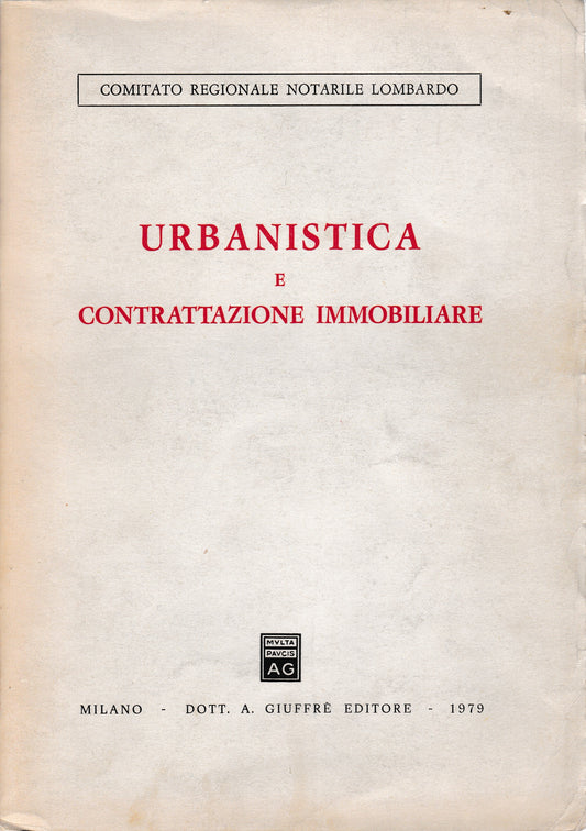 Urbanistica e contrattazione immobiliare - copertina