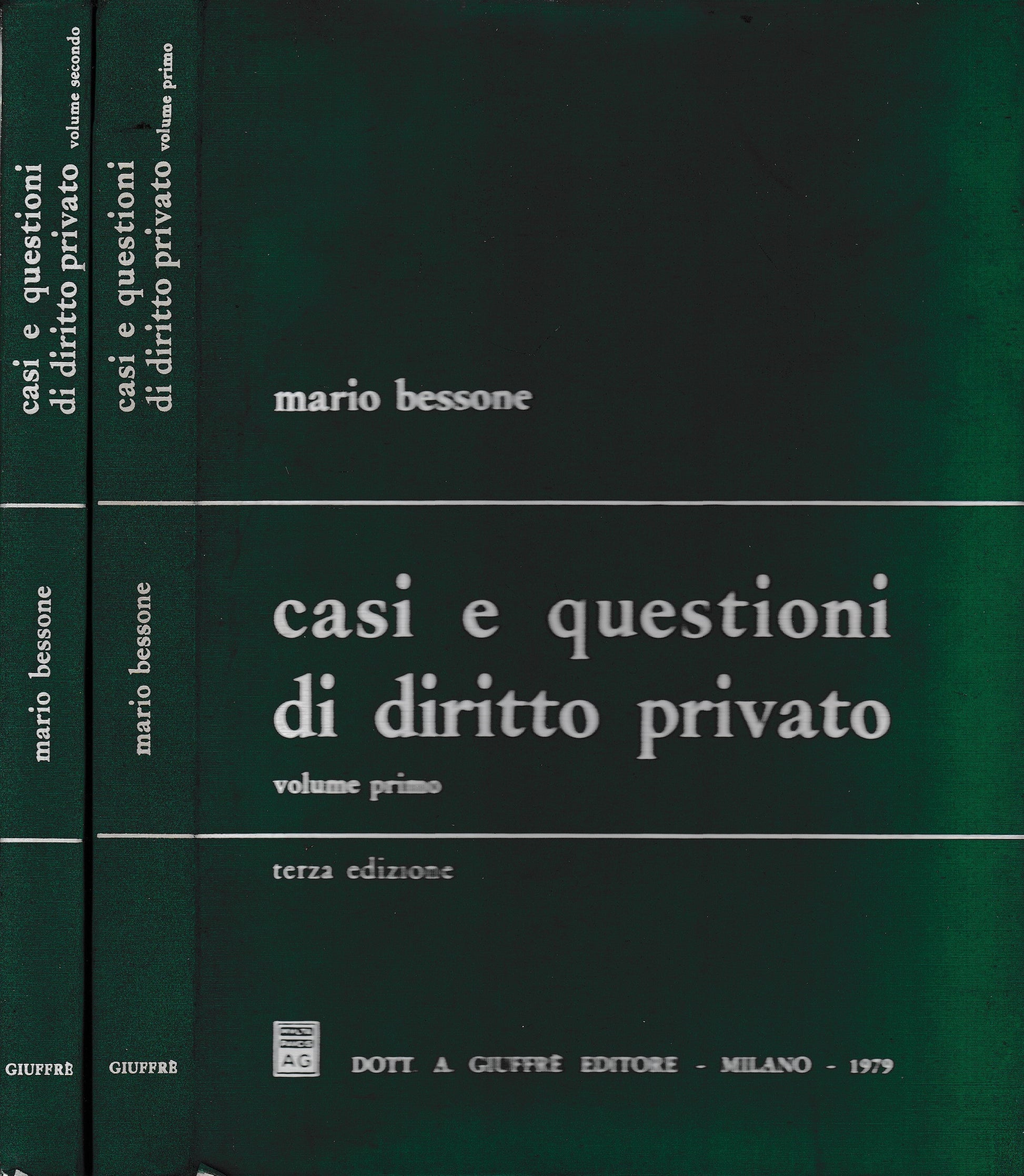 Casi e questioni di diritto privato. 2 volumi - copertina