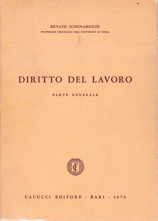 Diritto del lavoro - copertina