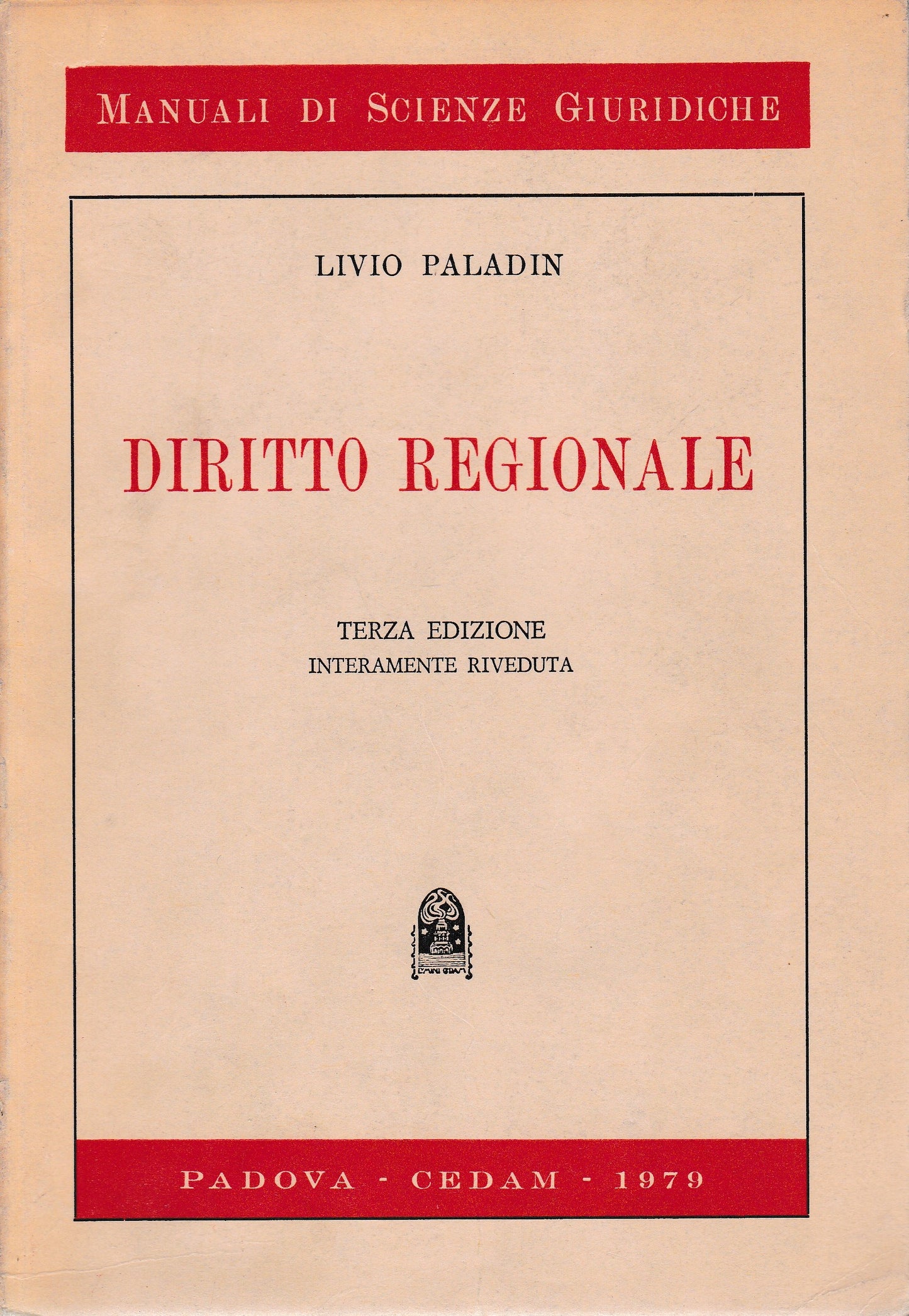 Diritto Regionale - copertina