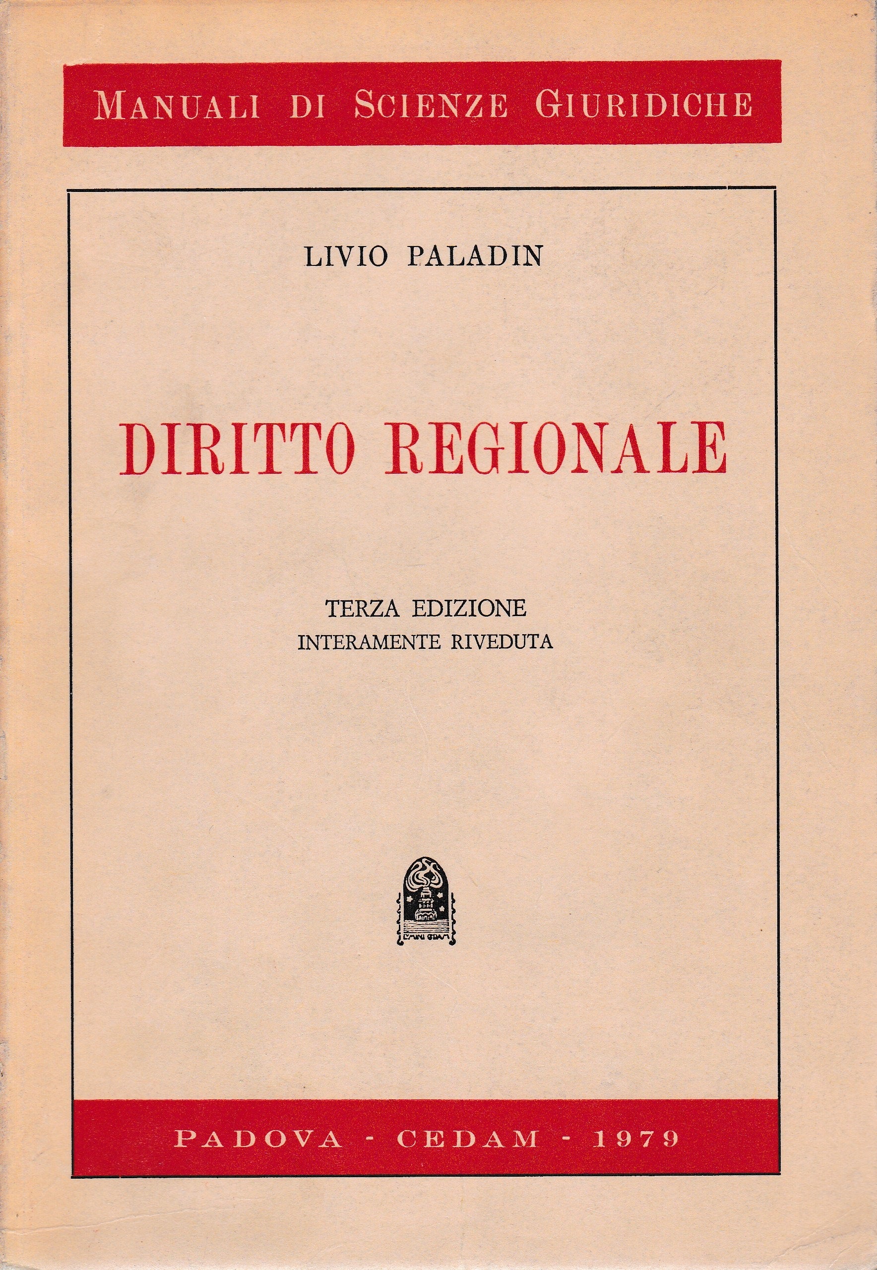 Diritto Regionale - copertina