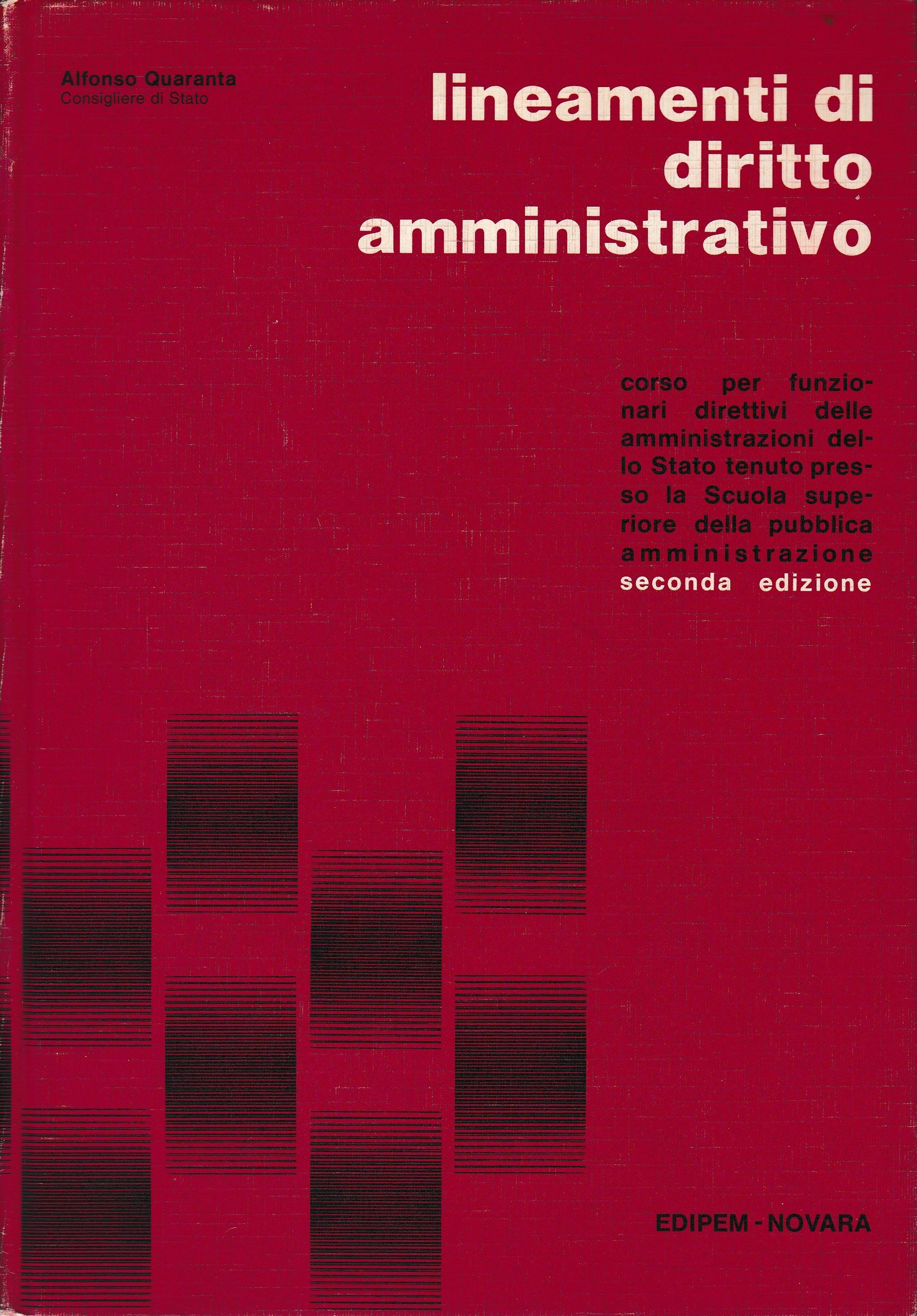 Lineamenti di diritto amministrativo - copertina