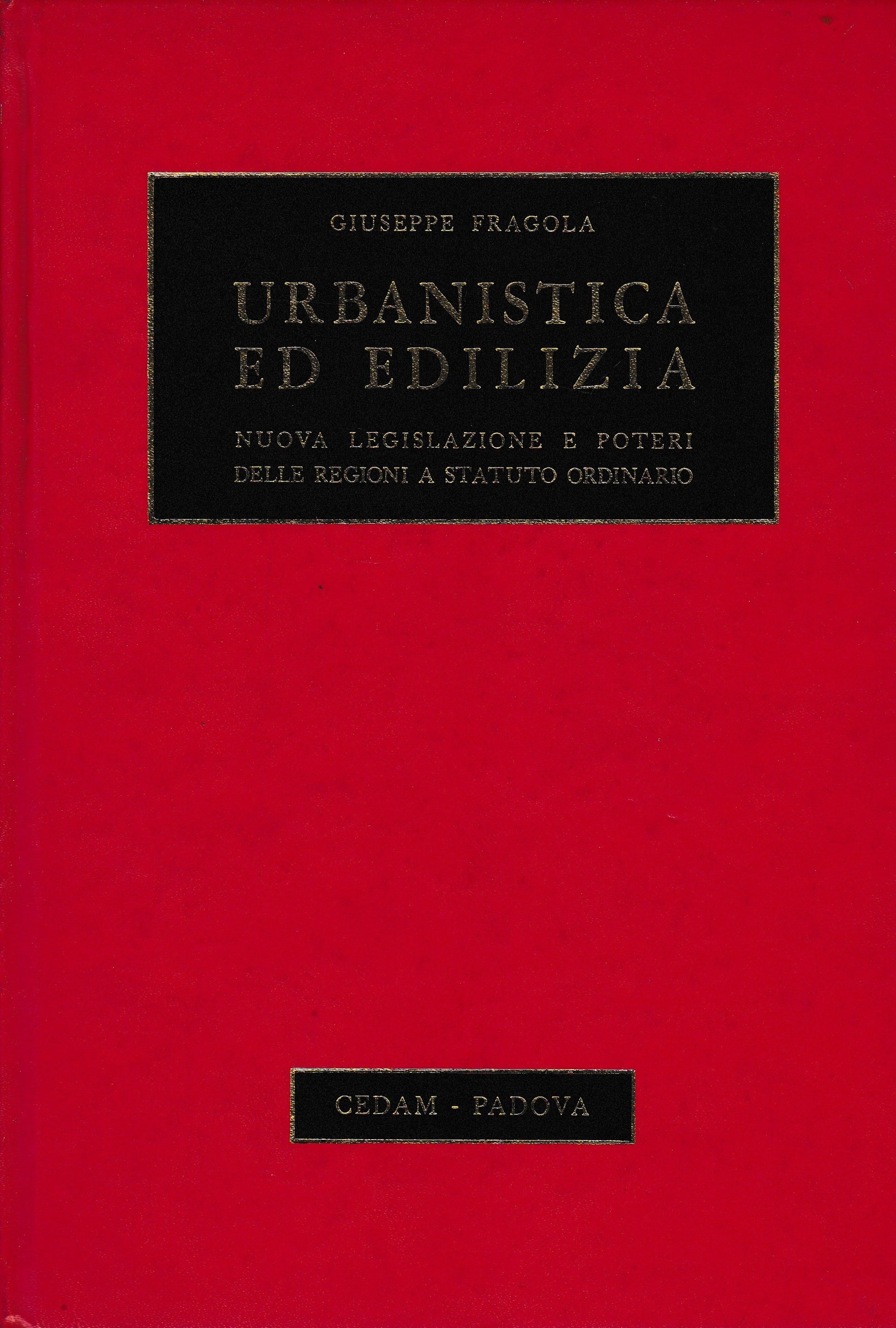 Urbanistica ed edilizia - copertina