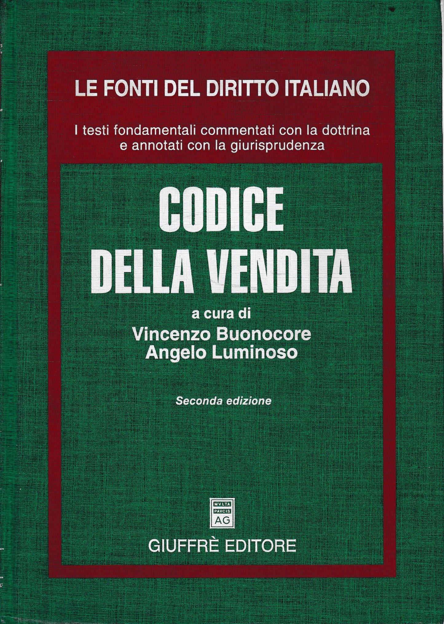 Codice della vendita. Aggiornato al dicembre 2004 - copertina