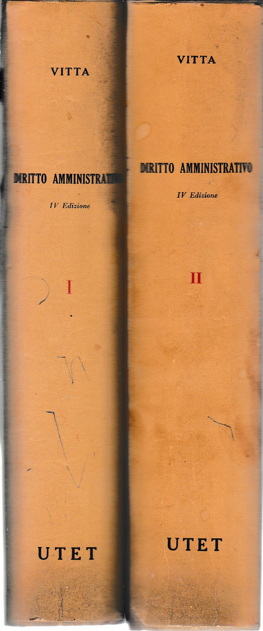 Diritto amministrativo 2 volumi - copertina