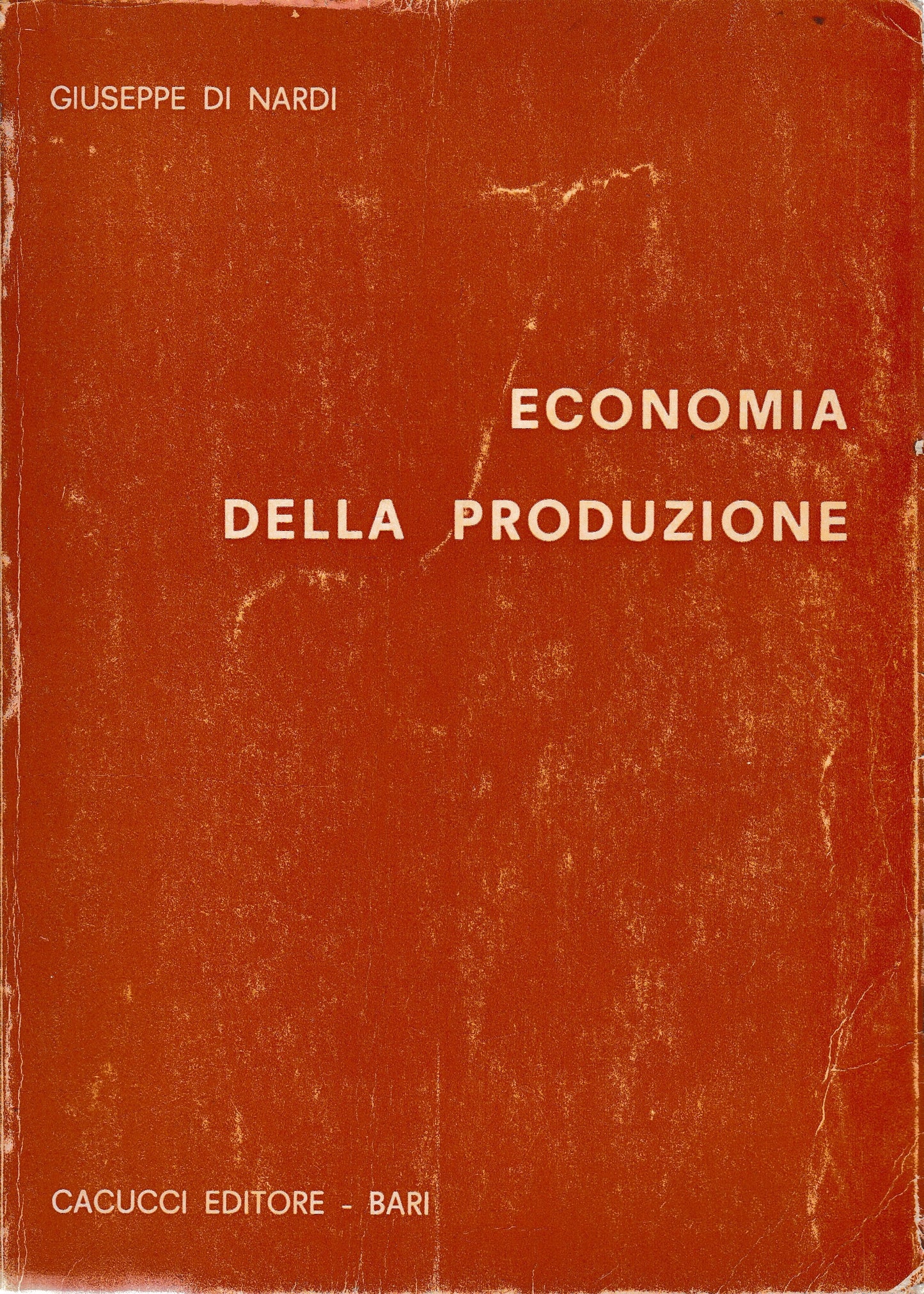 Economia della produzione - copertina