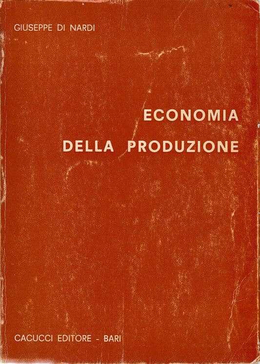 Economia della produzione - copertina