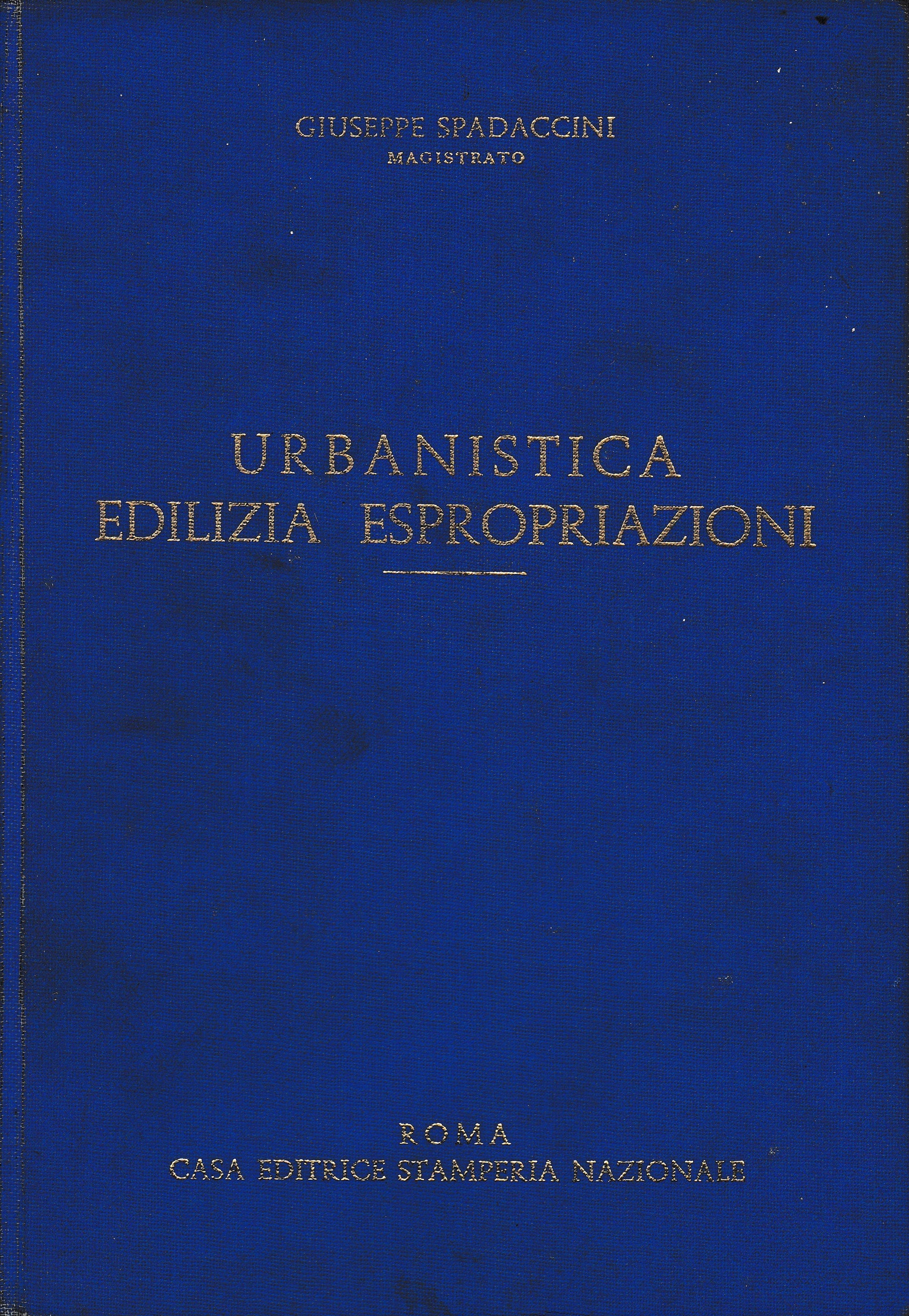 Urbanistica Edilizia Espropriazioni - copertina