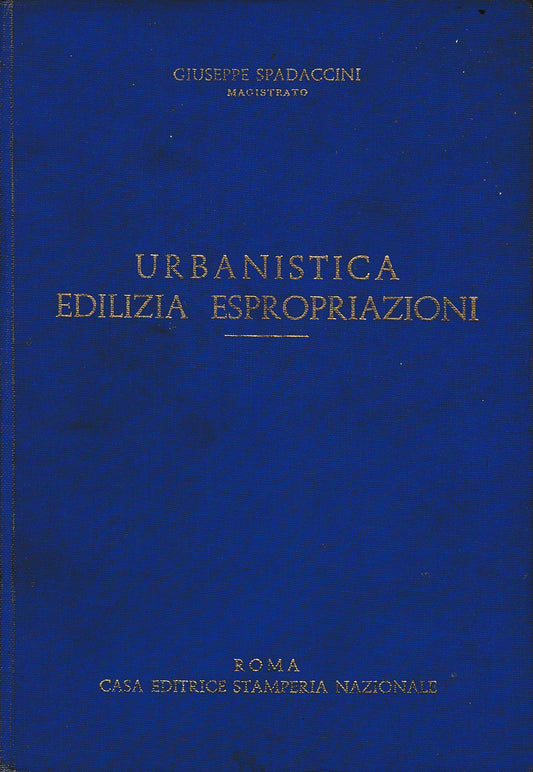Urbanistica Edilizia Espropriazioni - copertina