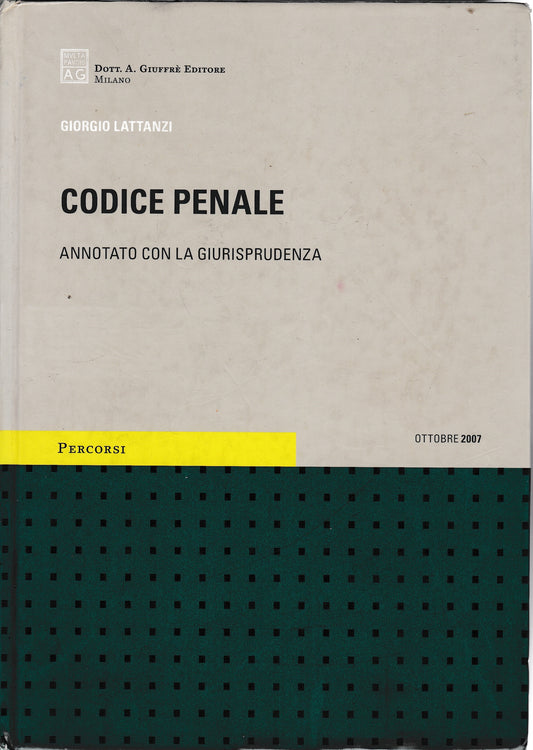 Codice Penale. Annotato con la giurisprudenza - copertina