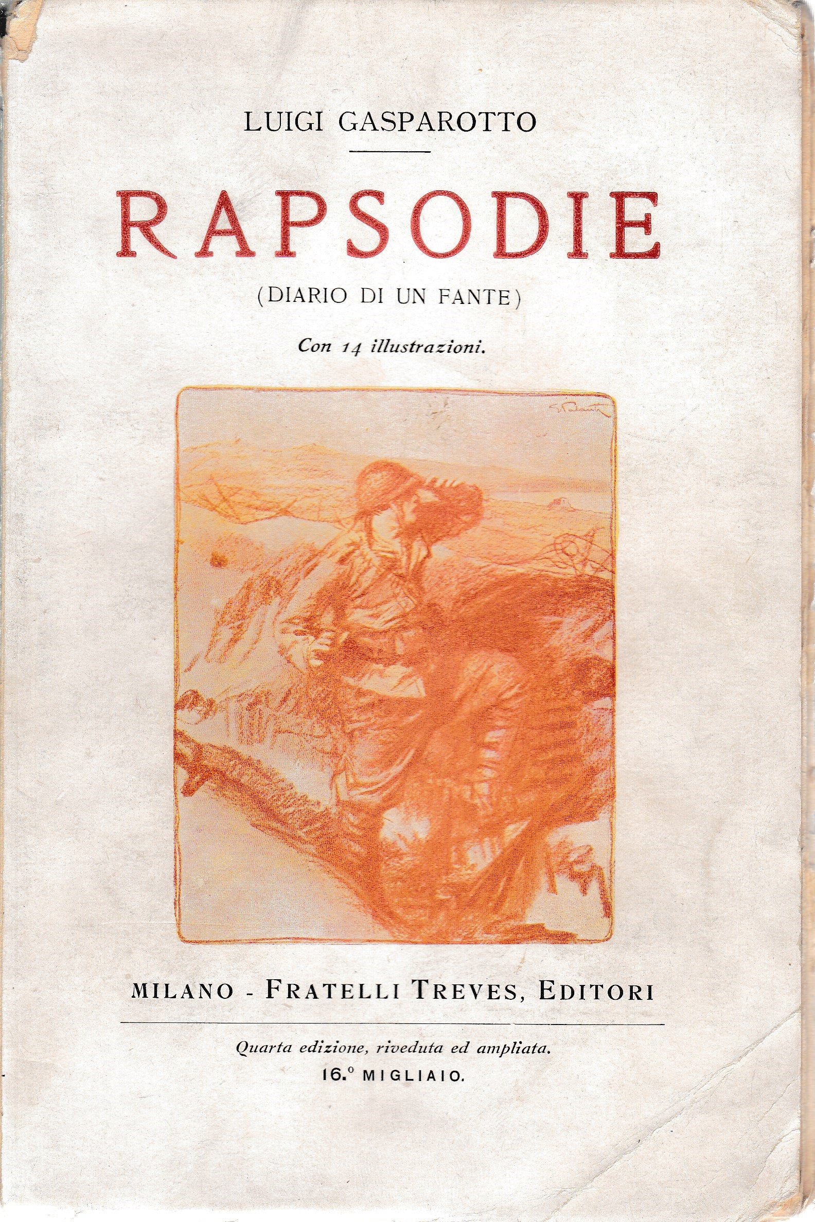Rapsodie (diario di un fante) - copertina