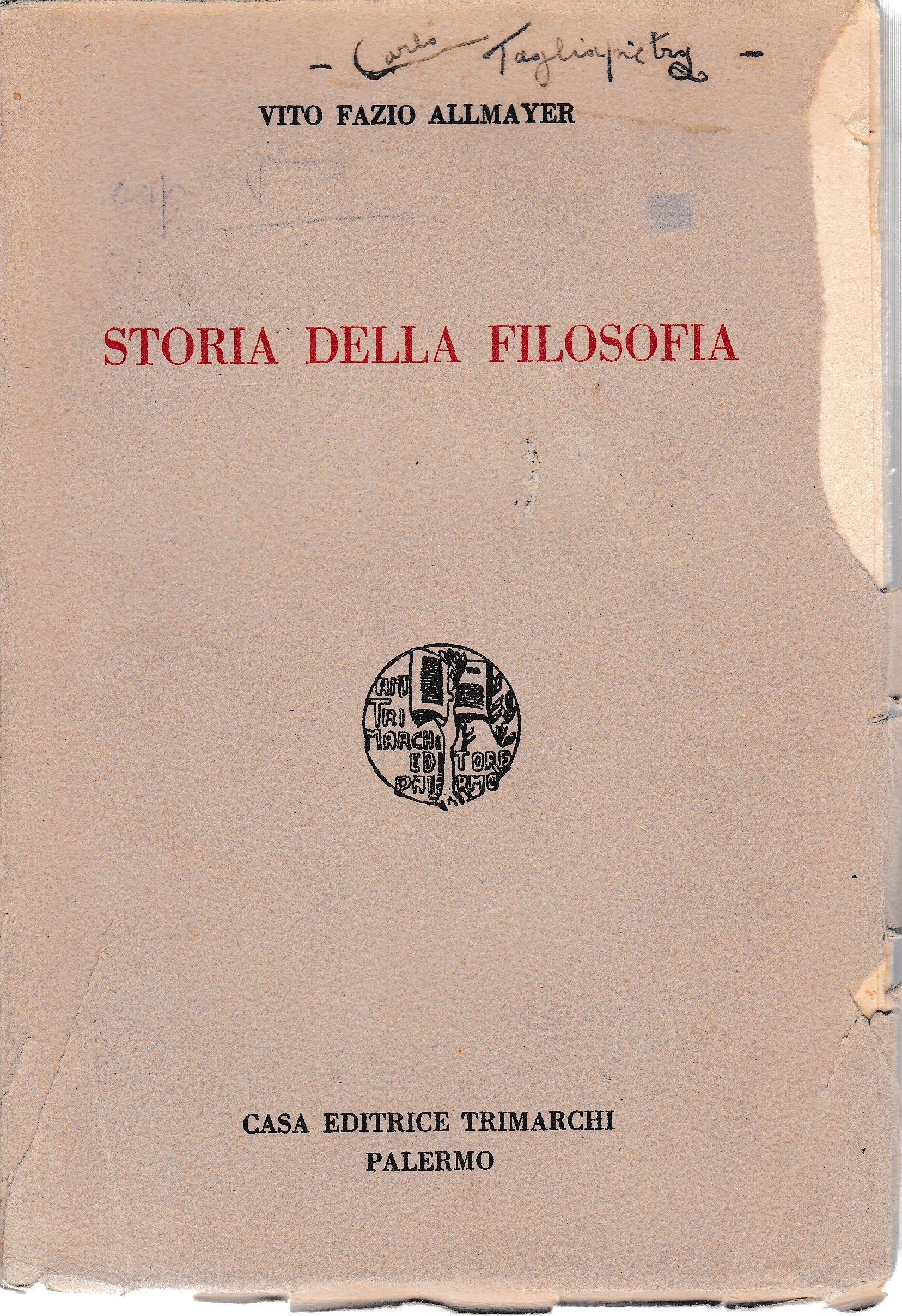 Storia della Filosofia - copertina