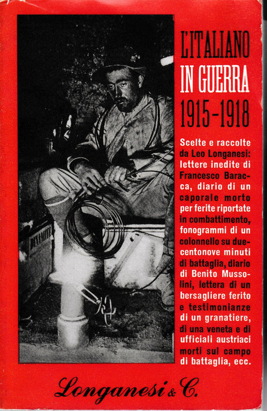 L'italiano in guerra 1915-1918 - copertina