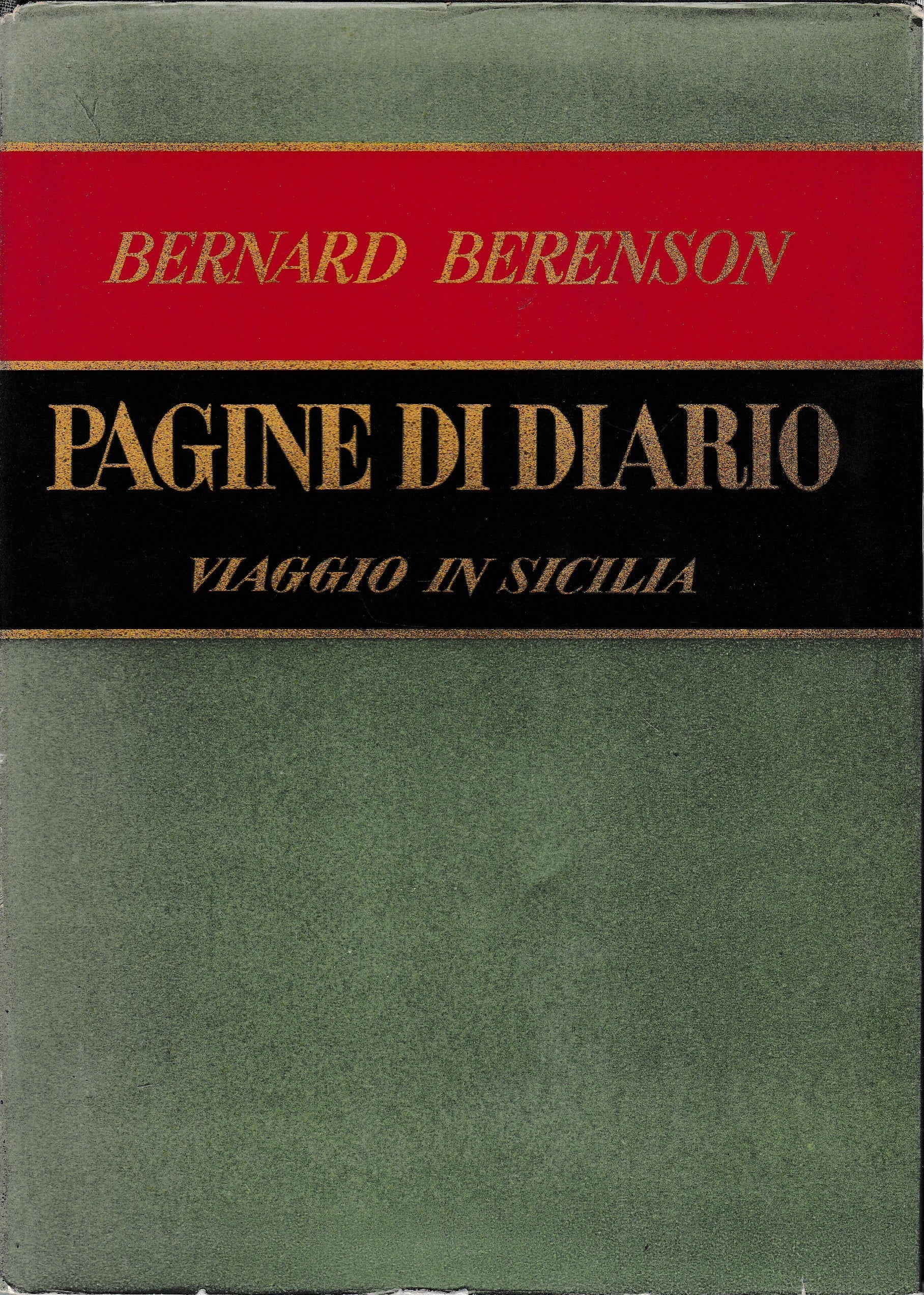 Pagine di Diario. Viaggio in Sicilia - copertina