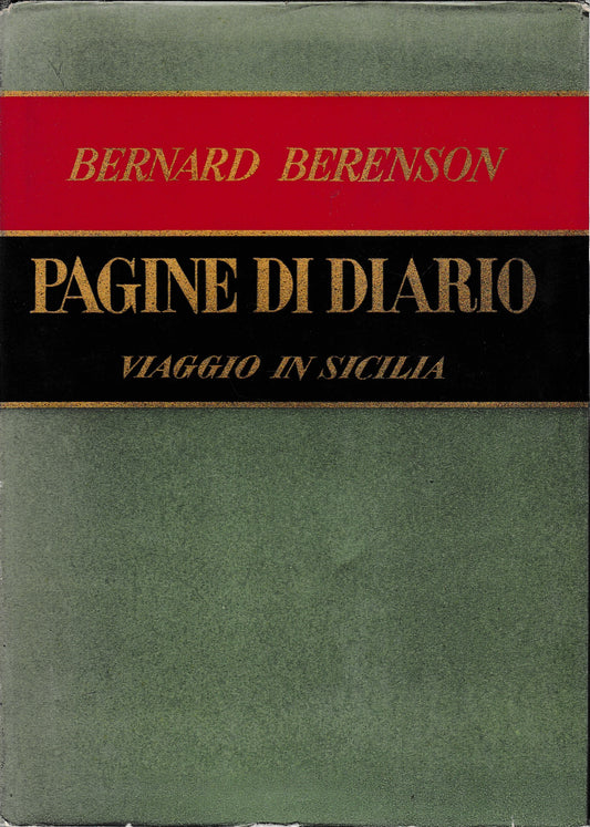 Pagine di Diario. Viaggio in Sicilia - copertina