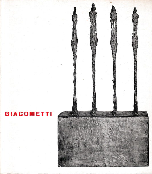 Alberto Giacometti (1901-1966). Mostra all'Accademia di Francia, Villa Medici, Roma 24 Ottobre - 18 Dicembre 1970 - copertina