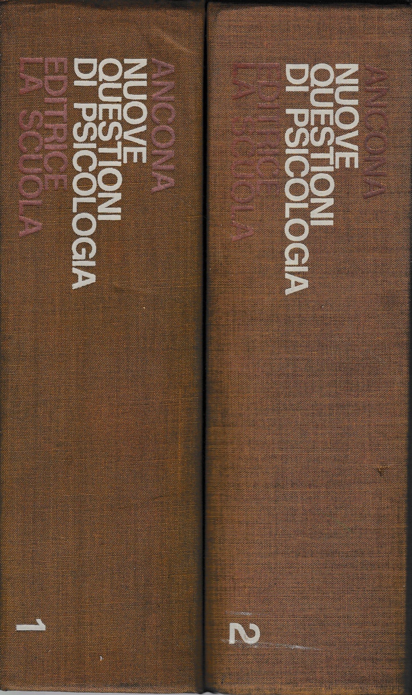 Nuove questioni di psicologia 2 volumi - copertina