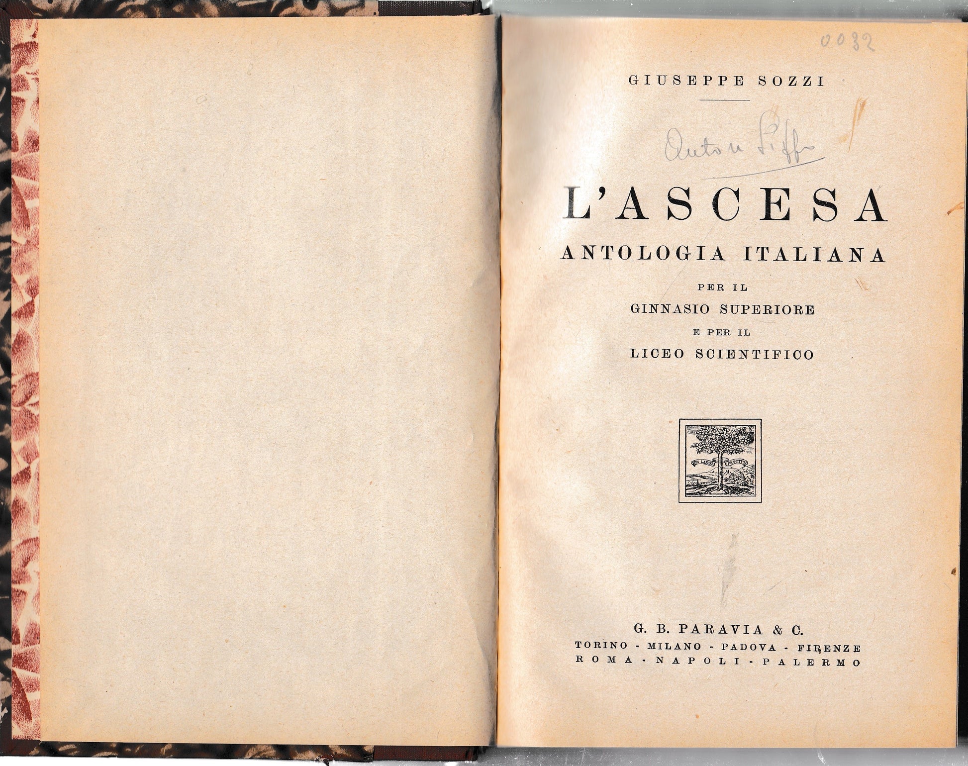 L'ascesa. Antologia  italiana - copertina