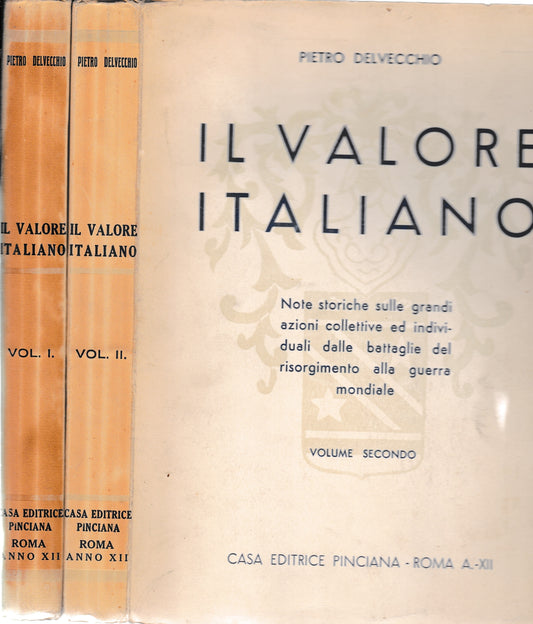 Il valore italiano 2 volumi - copertina