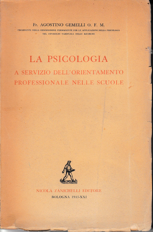 La psicologia a servizio dell'orientamento professionale nelle scuole - copertina