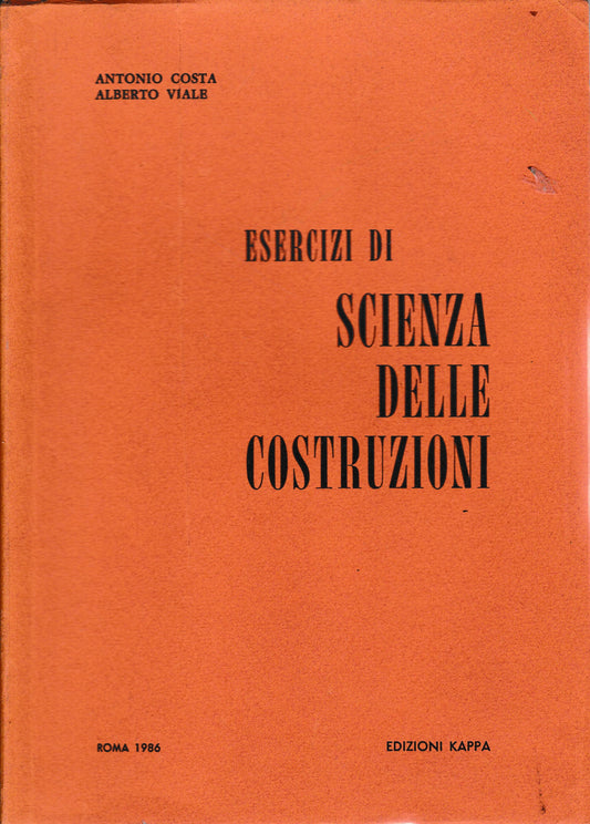 Esercizi di scienza delle costruzioni - copertina